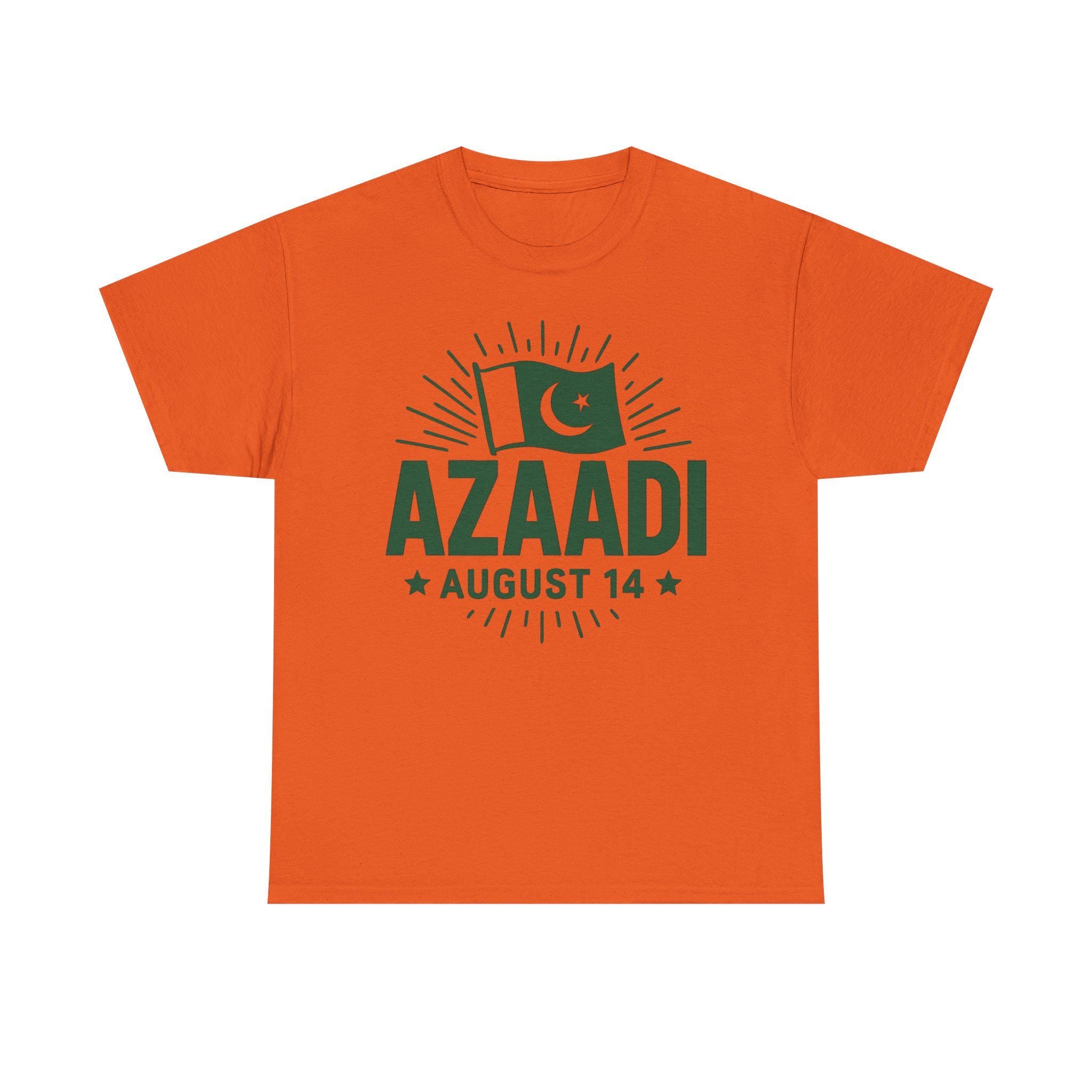 Azaadi August 14 T-Shirt | Pakistan Flag Independence Day
