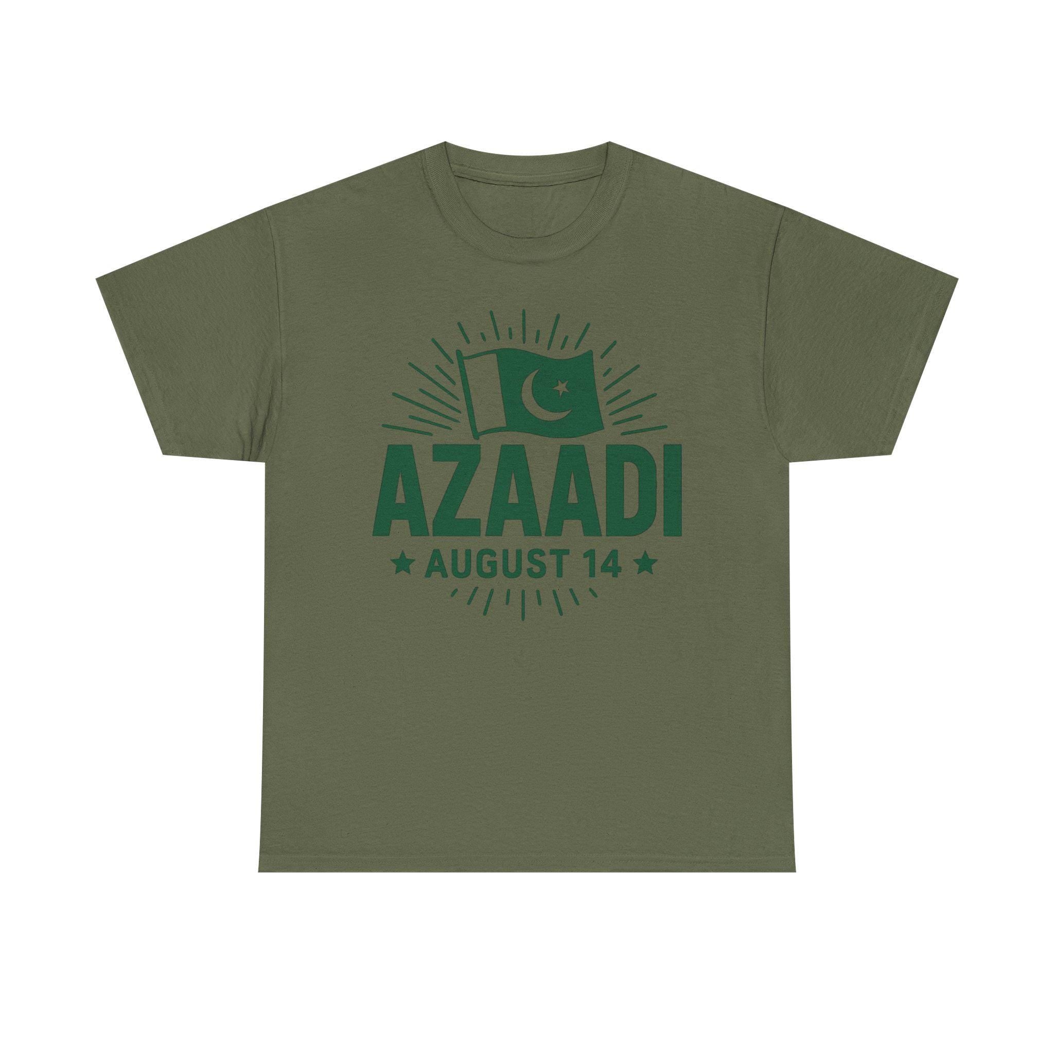 Azaadi August 14 T-Shirt | Pakistan Flag Independence Day