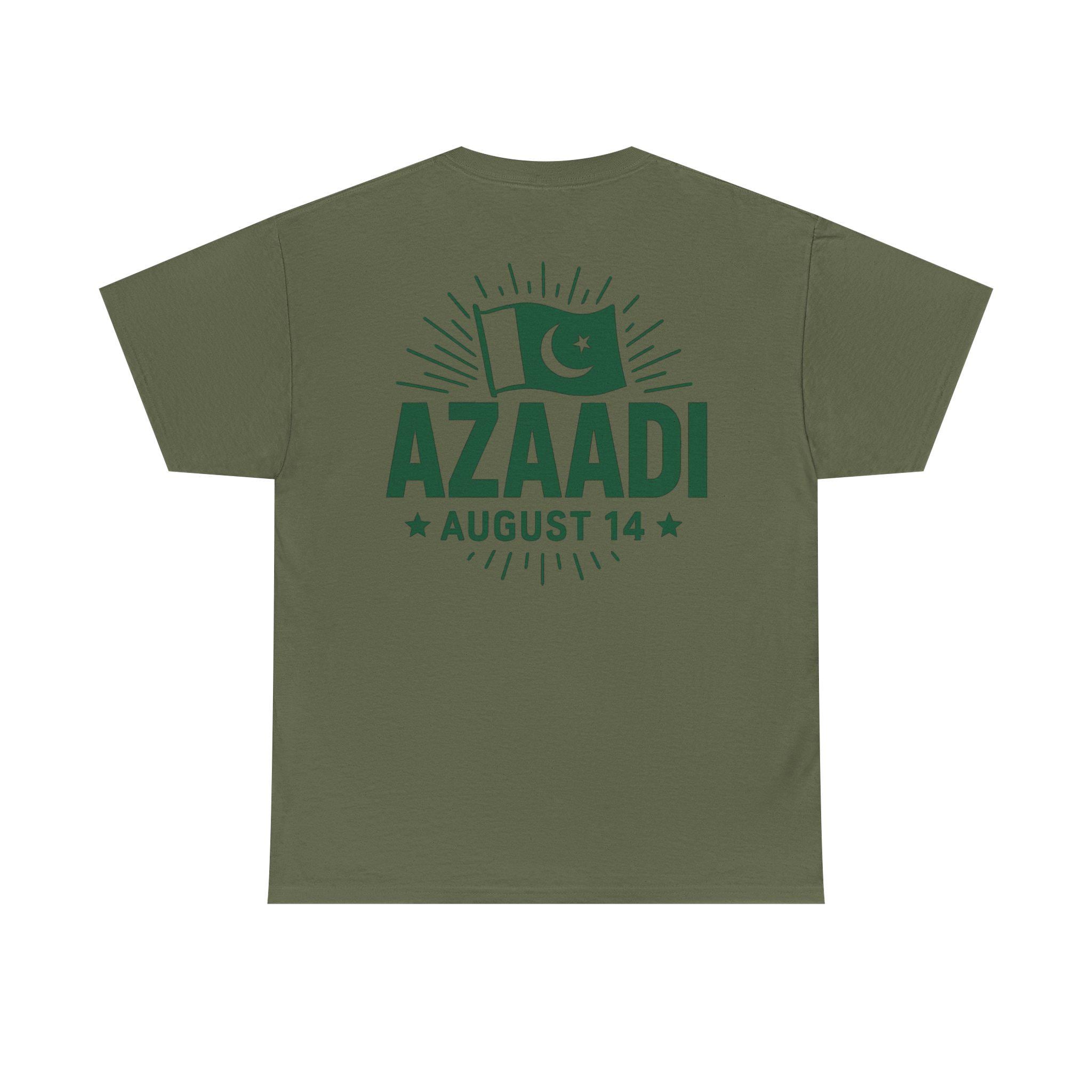 Azaadi August 14 T-Shirt | Pakistan Flag Independence Day