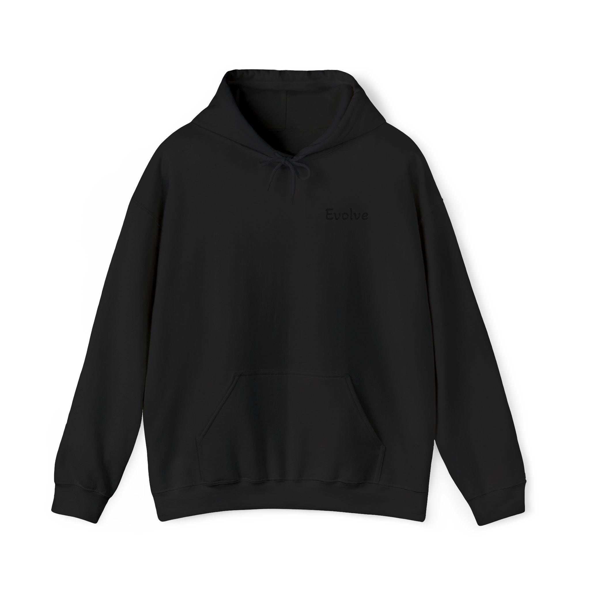 Evolve Hoodie | Minimal Script Chest Logo