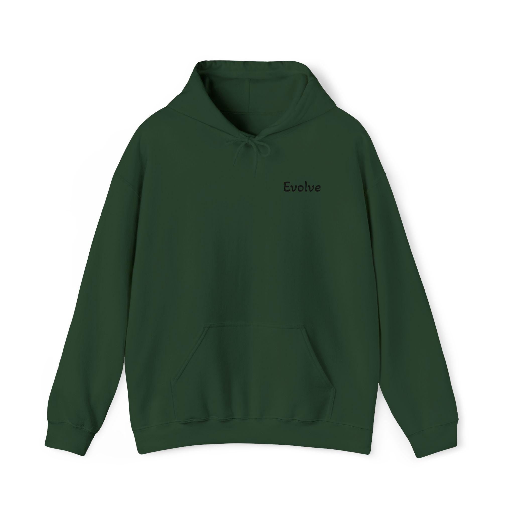 Evolve Hoodie | Minimal Script Chest Logo