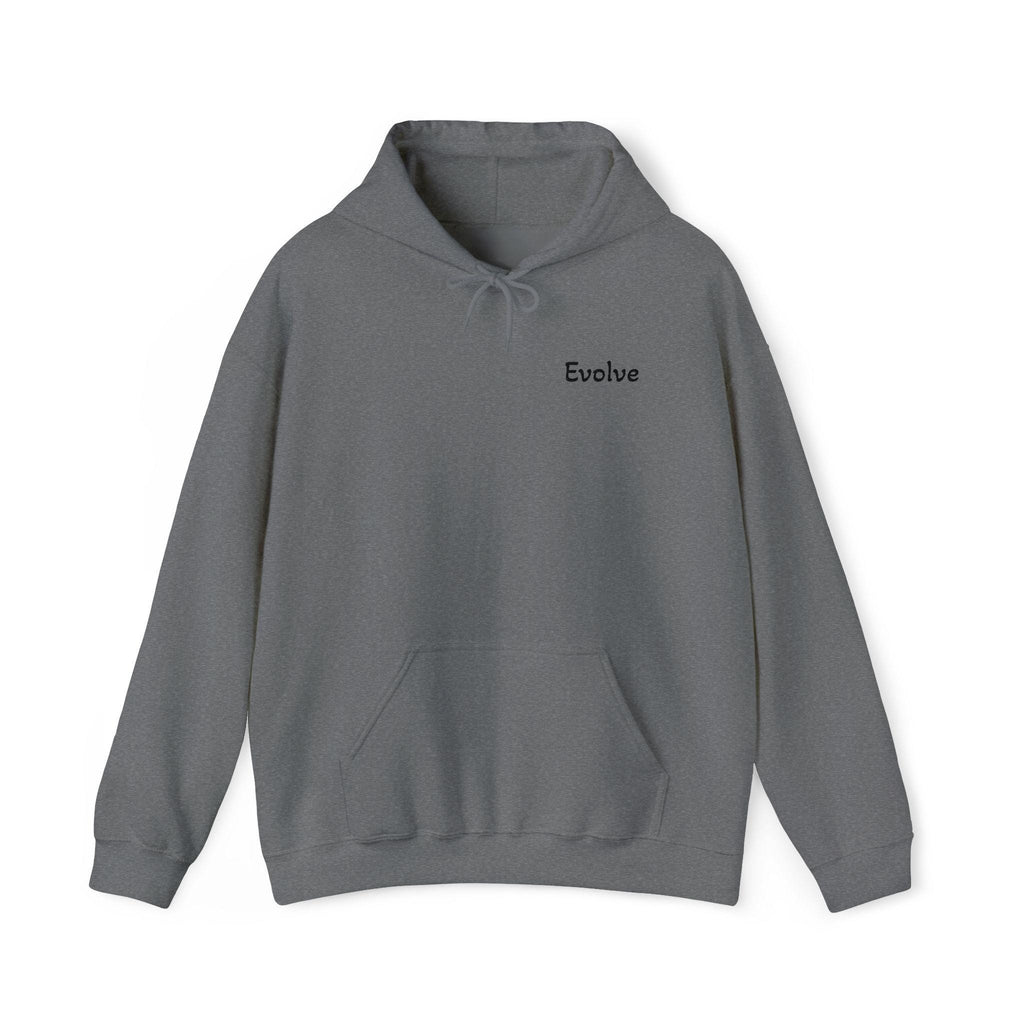 Evolve Hoodie | Minimal Script Chest Logo