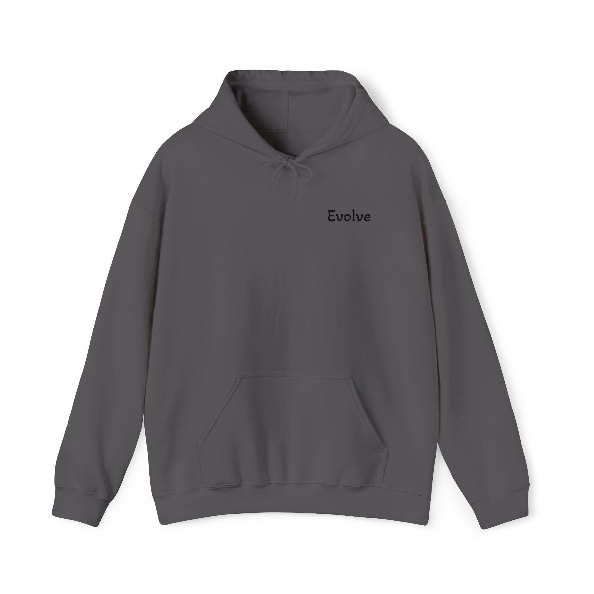 Evolve Hoodie | Minimal Script Chest Logo