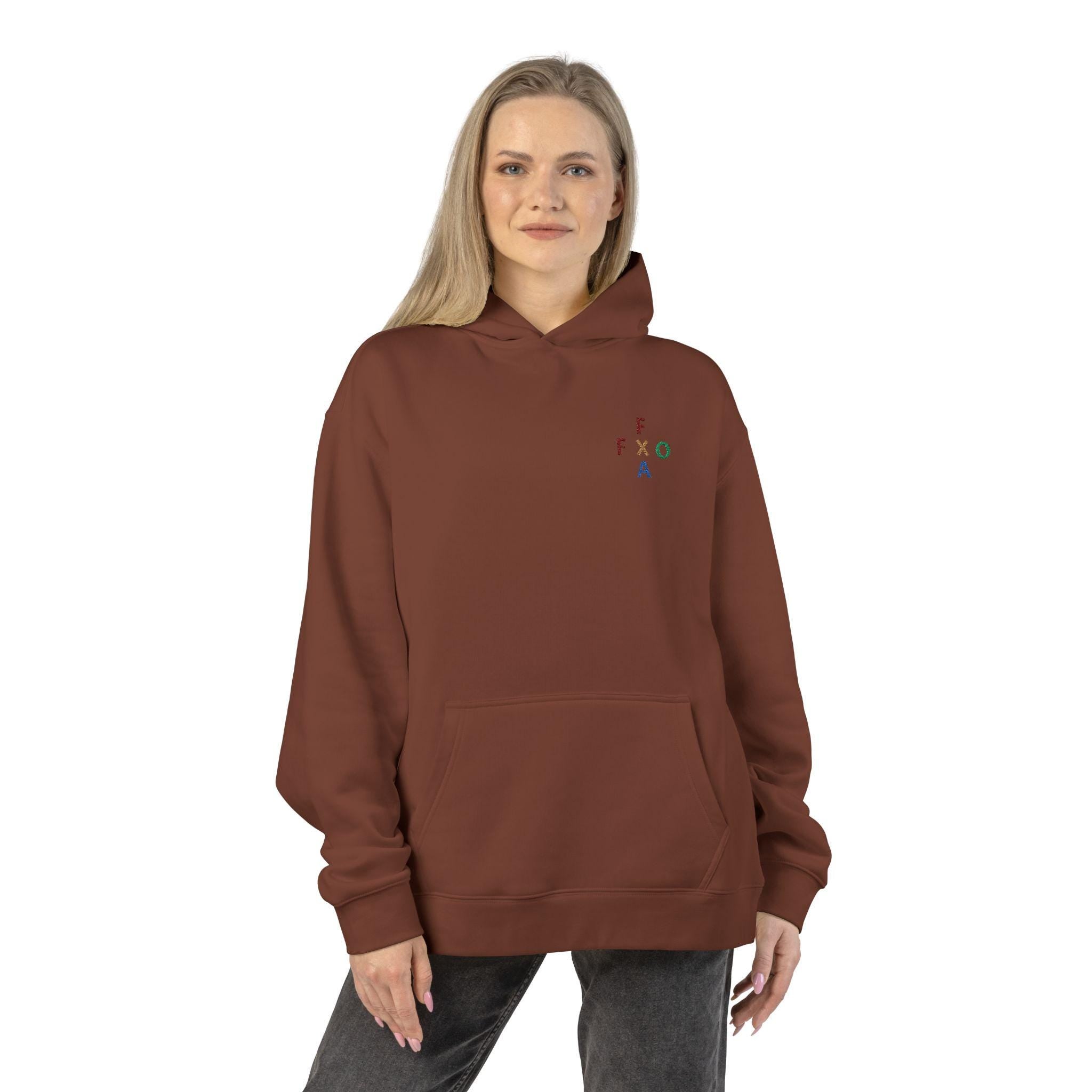 F.A.F.O - Relaxed Hoodie | Minimal Embroidered Letters