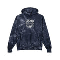 LOCKED IN - Hoodie | Tie-dye black grey