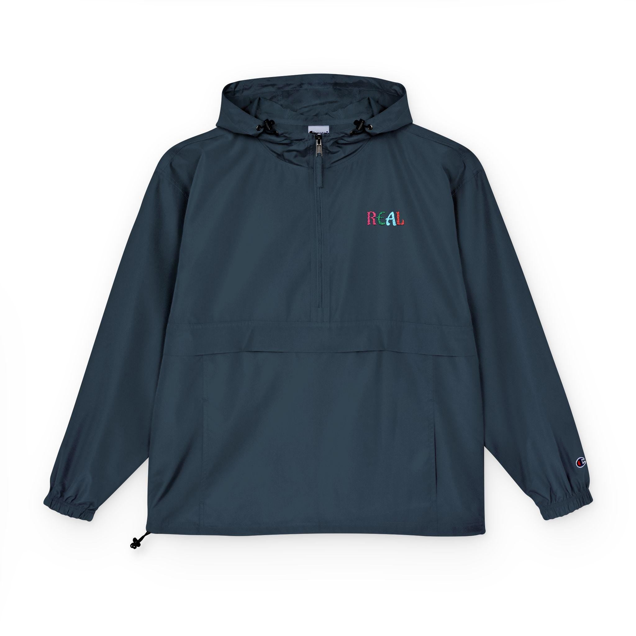 REAL - Anorak Jacket | Orange Packable Windbreaker