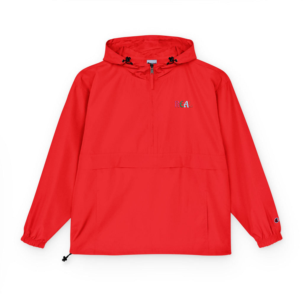 REAL - Anorak Jacket | Orange Packable Windbreaker