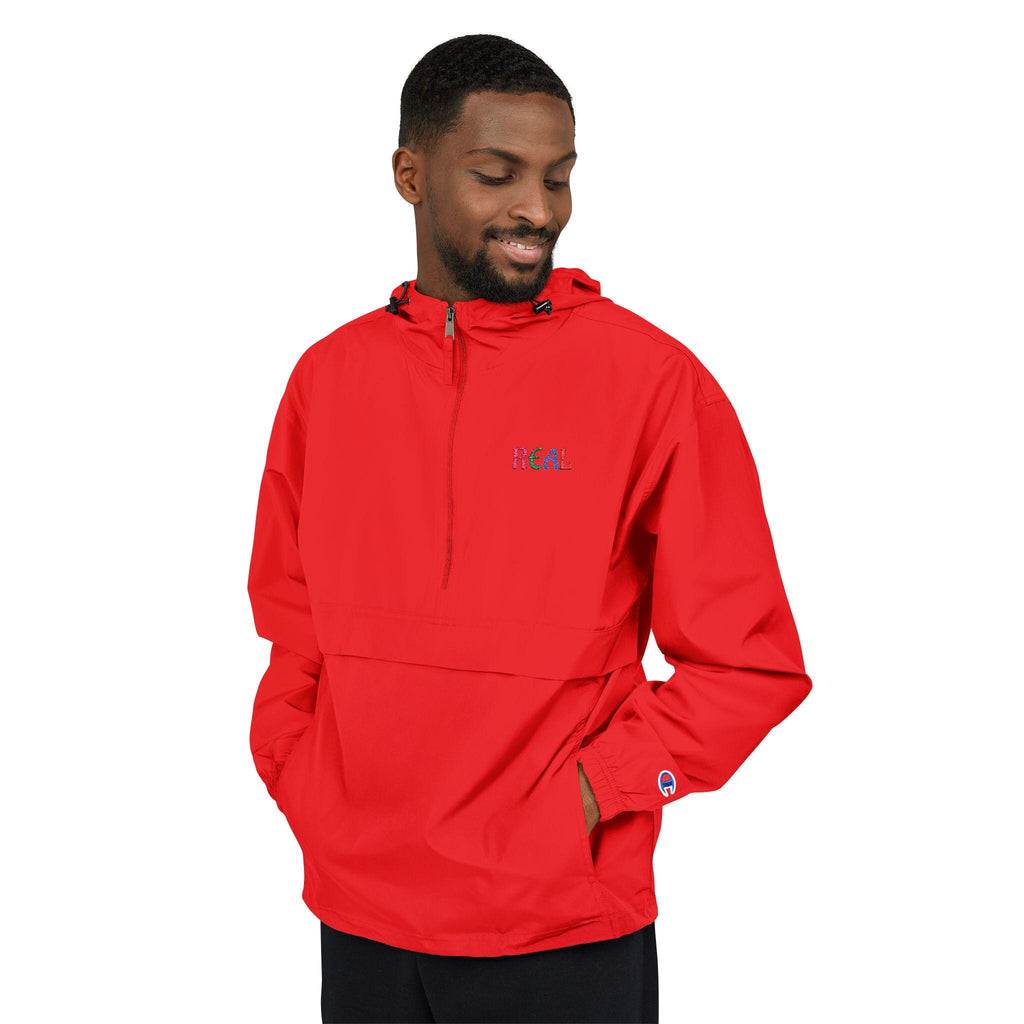 REAL - Anorak Jacket | Orange Packable Windbreaker