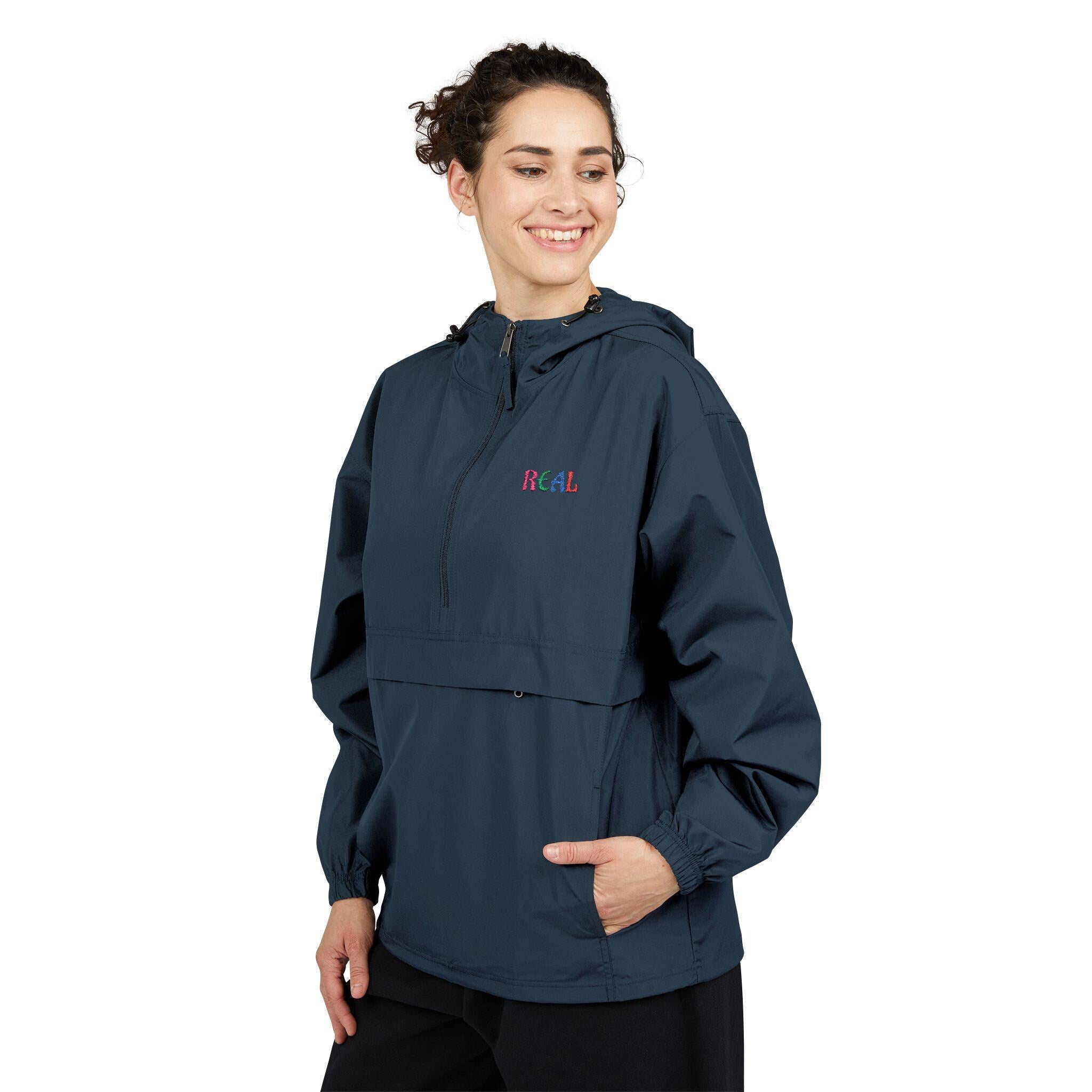 REAL - Anorak Jacket | Orange Packable Windbreaker
