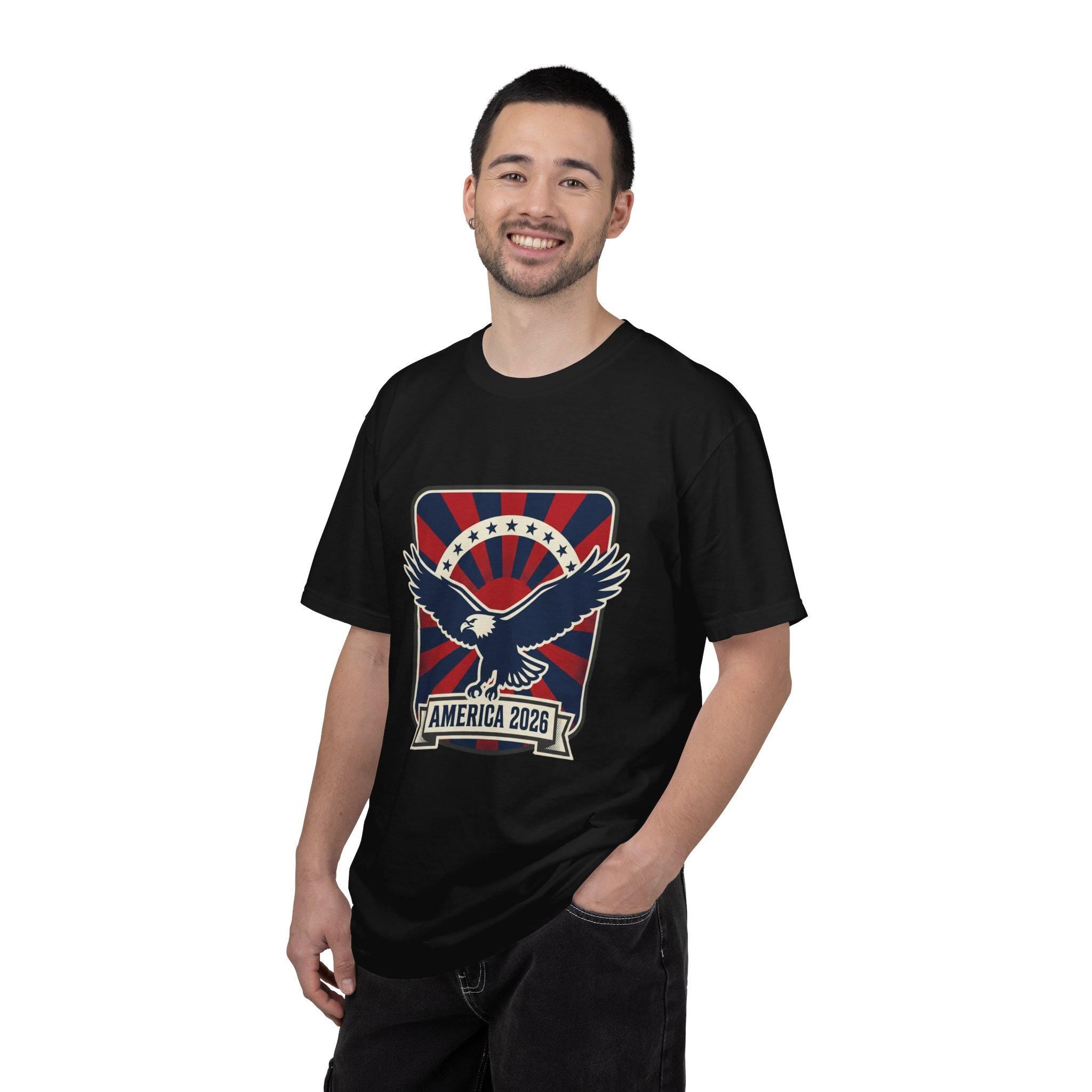 4th of July - American Eagle 2026 T-Shirt | Patriotic Flag Retro Eagle Tee