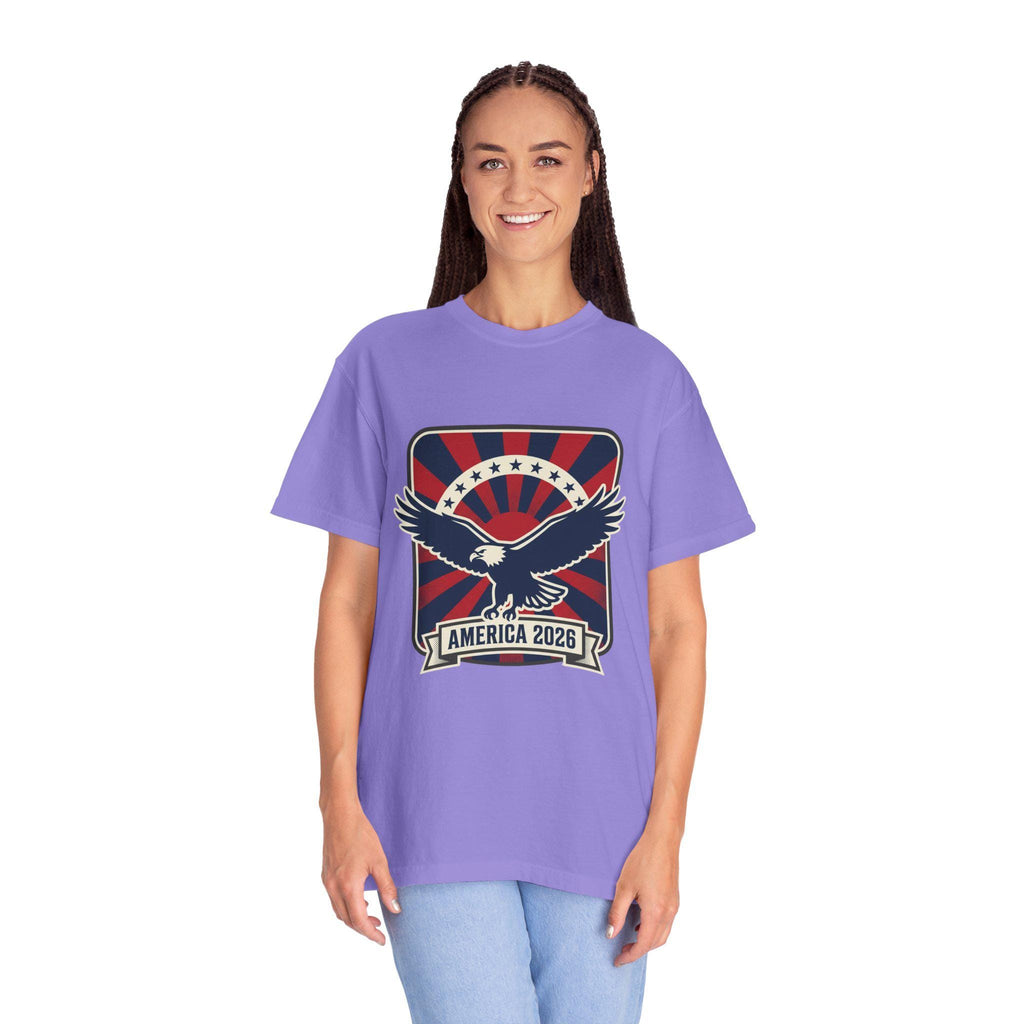4th of July - American Eagle 2026 T-Shirt | Patriotic Flag Retro Eagle Tee