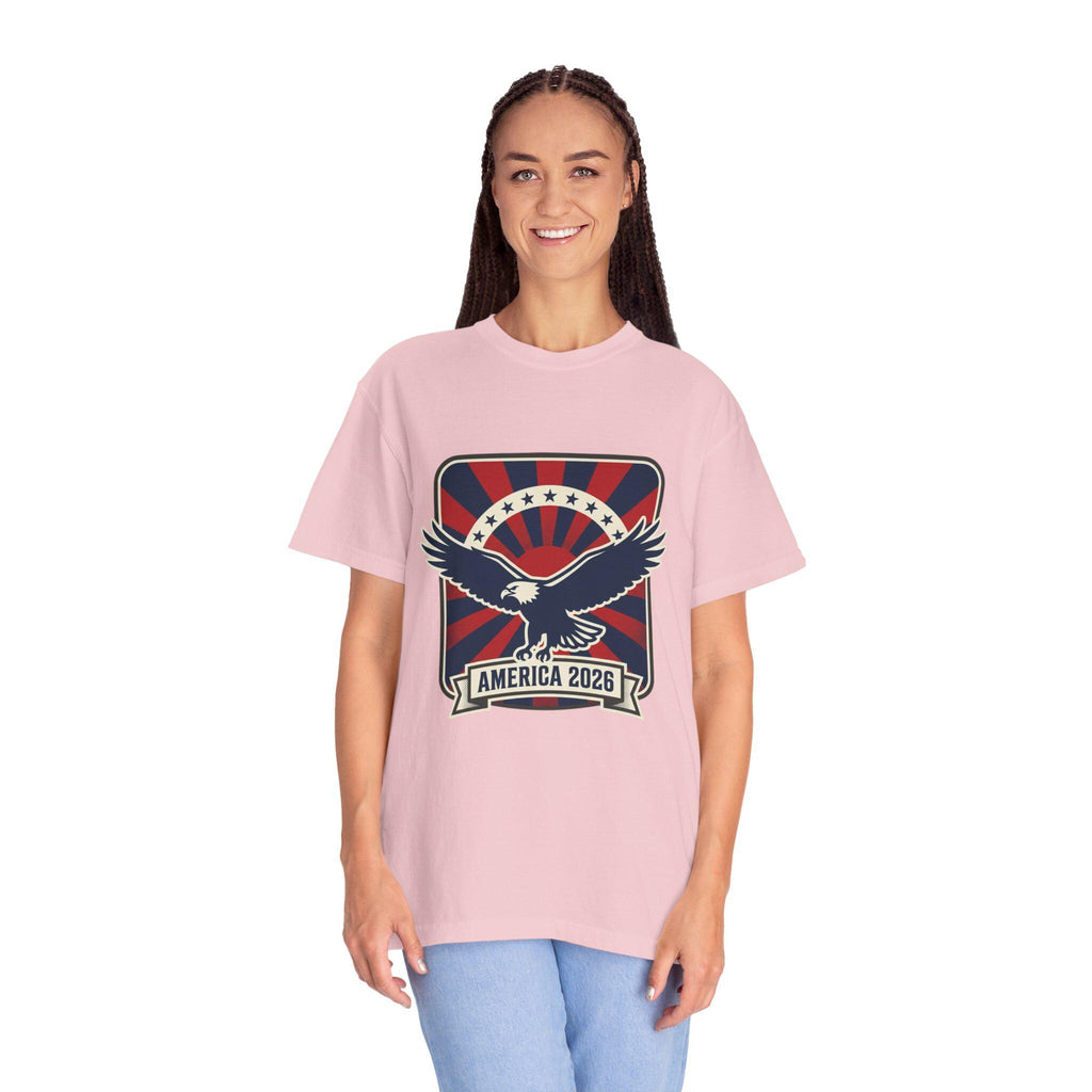 4th of July - American Eagle 2026 T-Shirt | Patriotic Flag Retro Eagle Tee