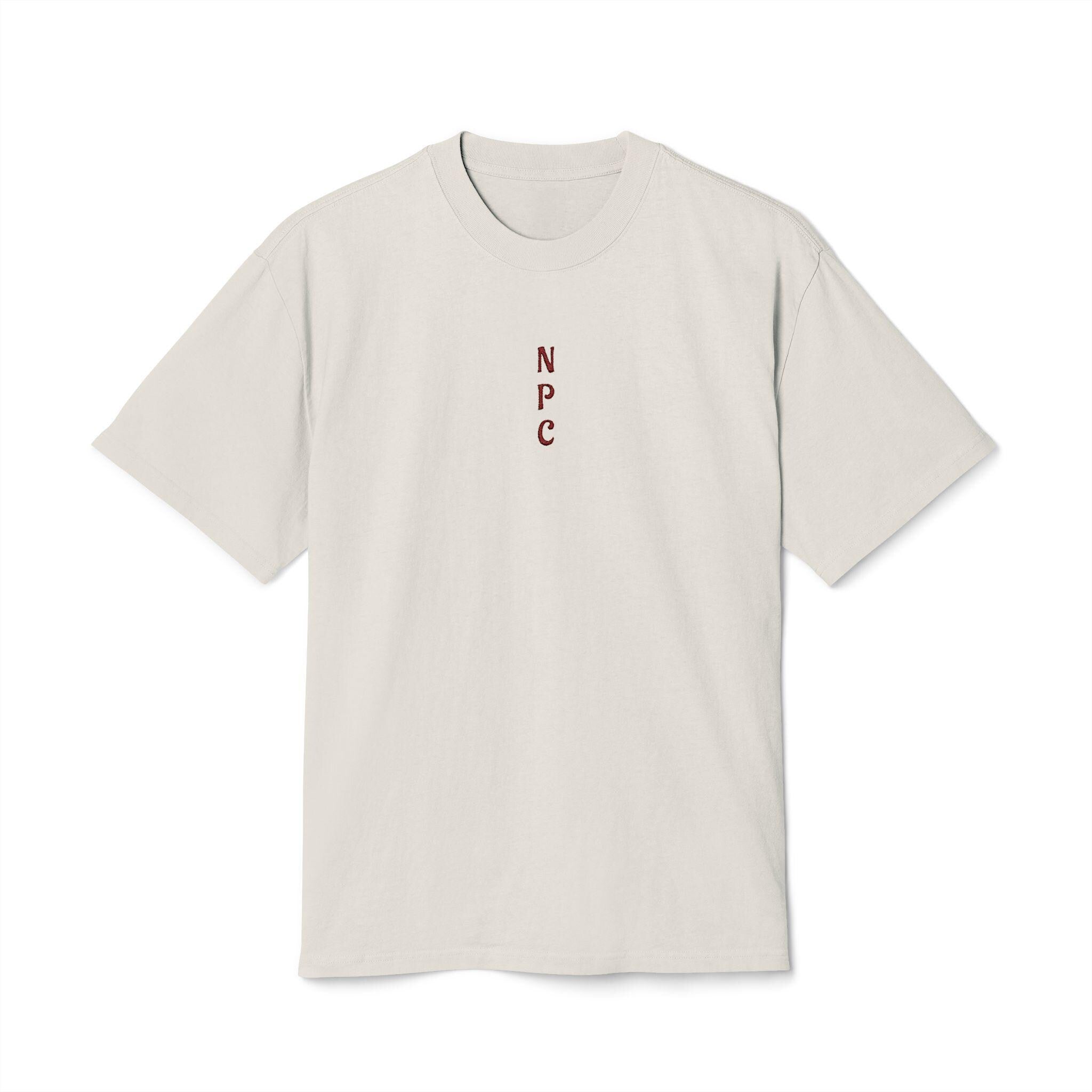 N.P.C - Vertical Tee | Minimal Retro Gamer Logo T-Shirt