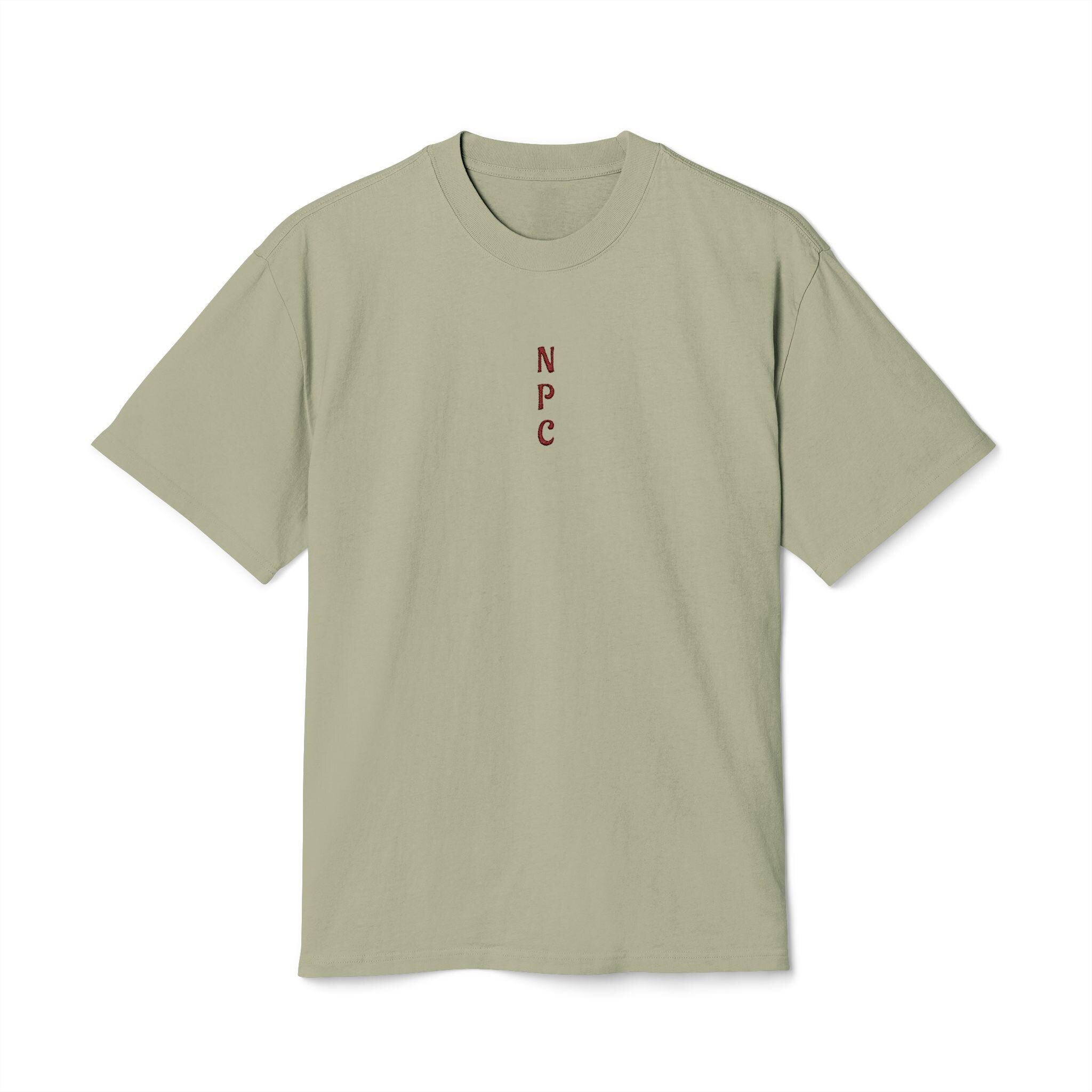 N.P.C - Vertical Tee | Minimal Retro Gamer Logo T-Shirt