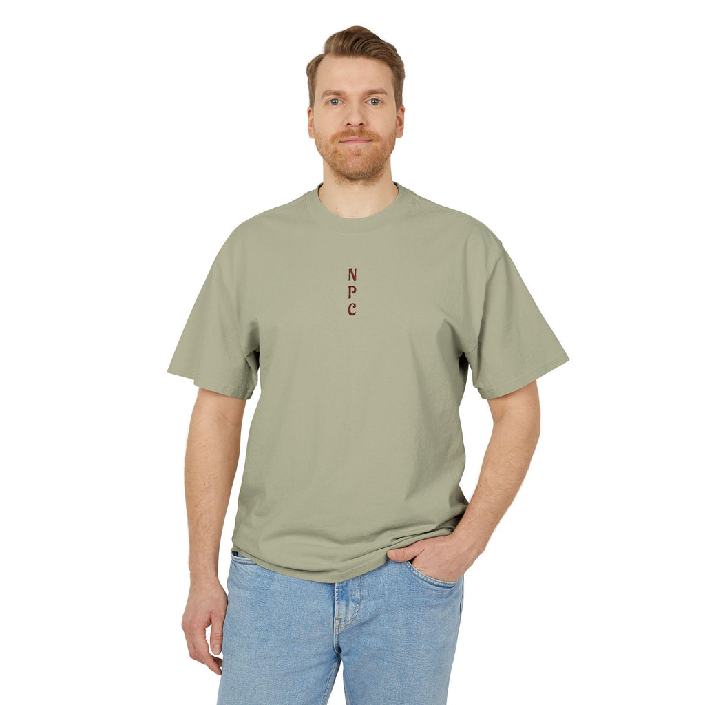 N.P.C - Vertical Tee | Minimal Retro Gamer Logo T-Shirt