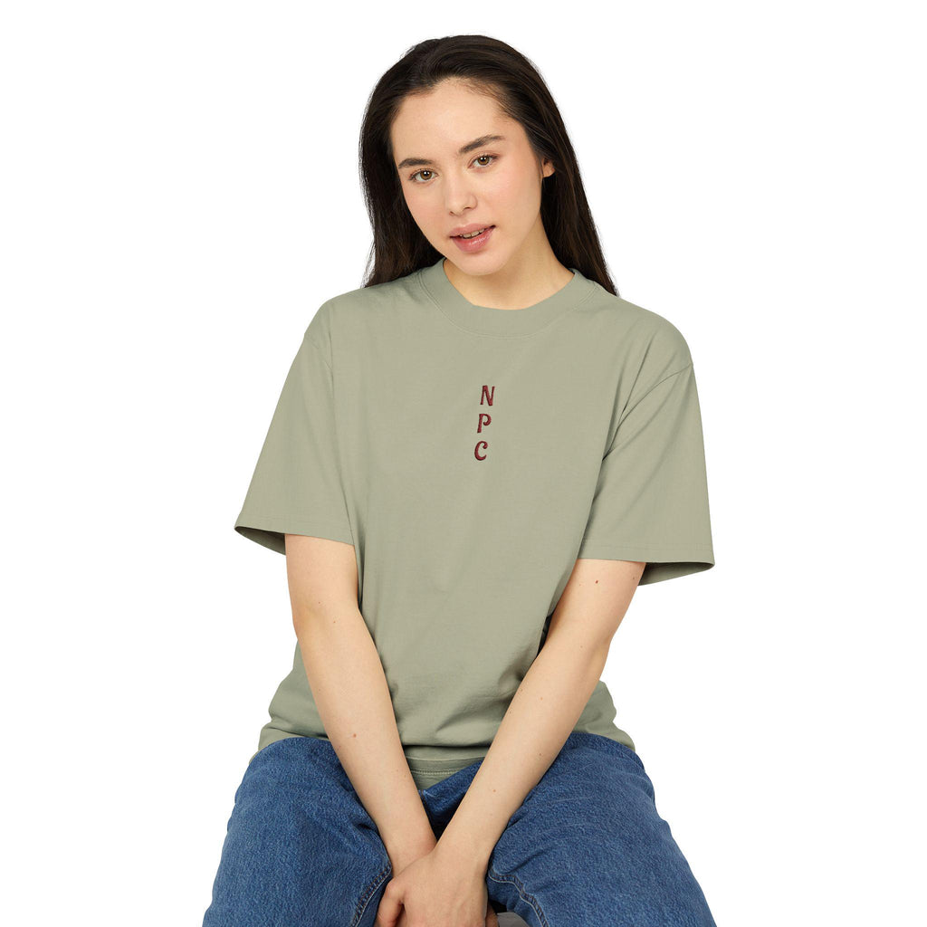 N.P.C - Vertical Tee | Minimal Retro Gamer Logo T-Shirt