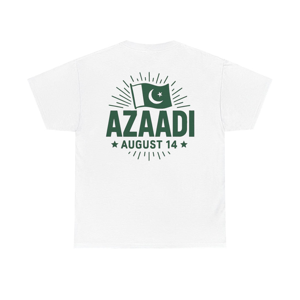 Azaadi August 14 T-Shirt | Pakistan Flag Independence Day