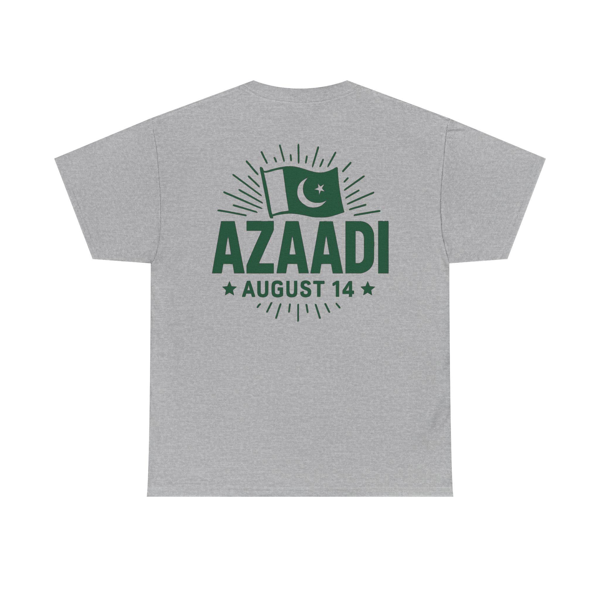 Azaadi August 14 T-Shirt | Pakistan Flag Independence Day