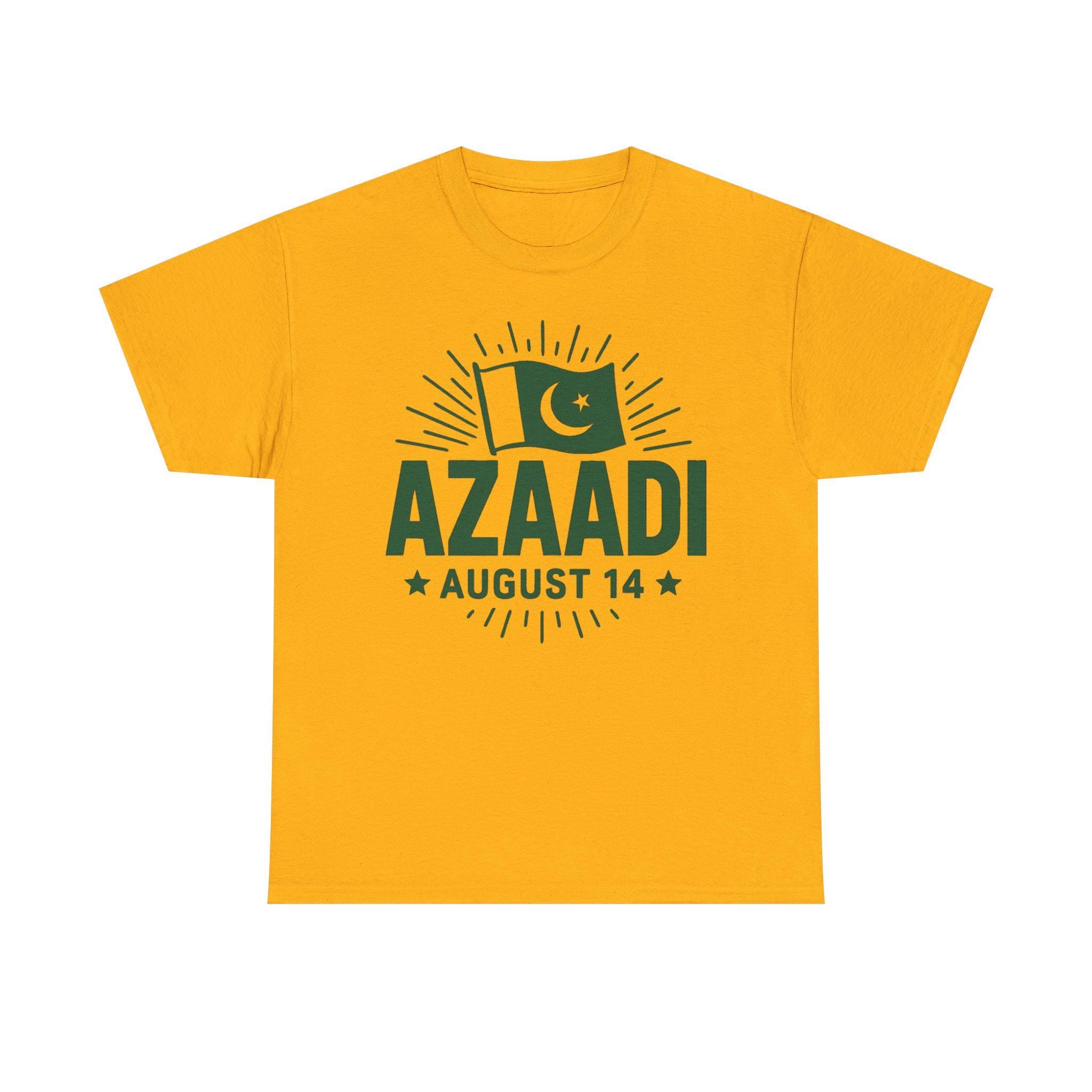 Azaadi August 14 T-Shirt | Pakistan Flag Independence Day