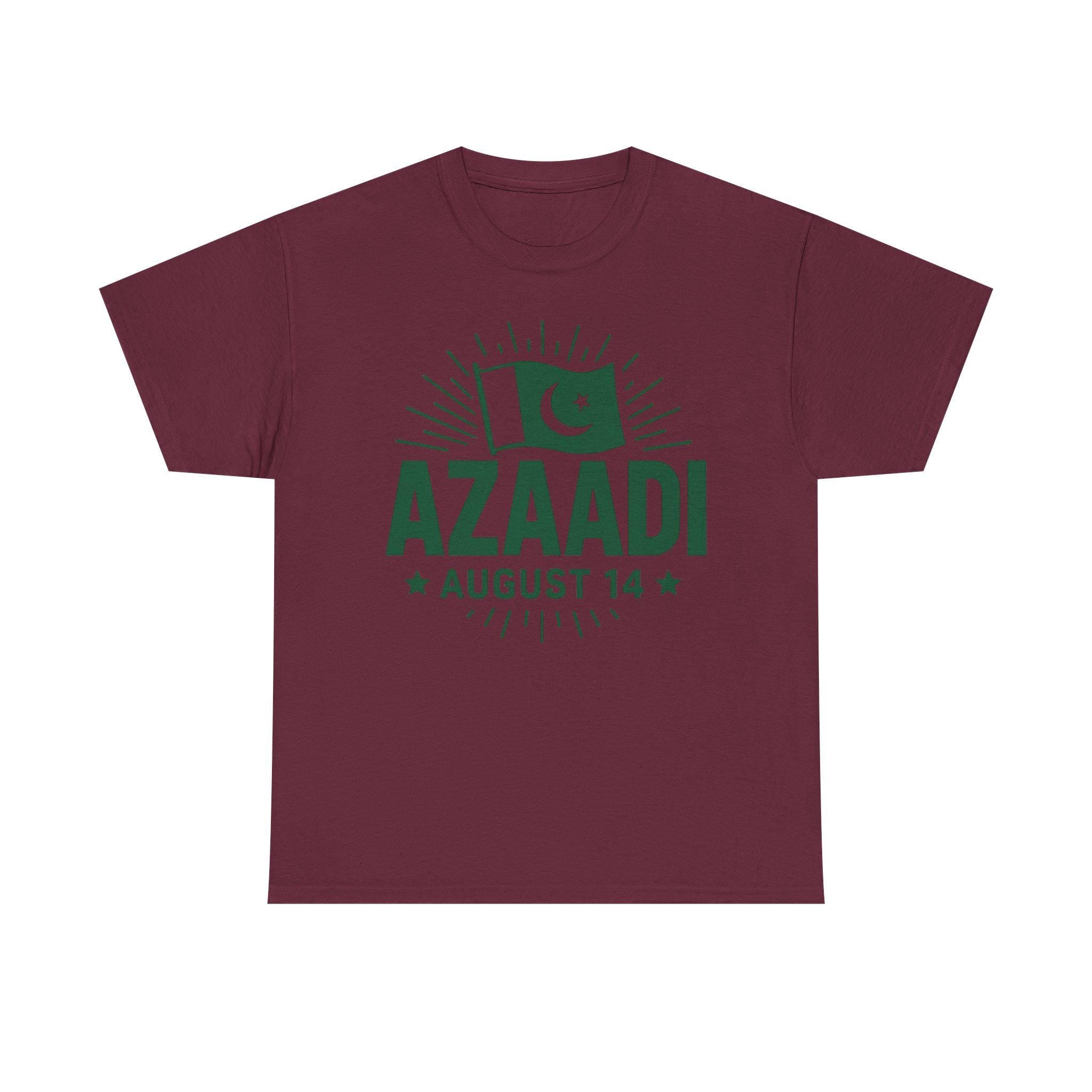 Azaadi August 14 T-Shirt | Pakistan Flag Independence Day