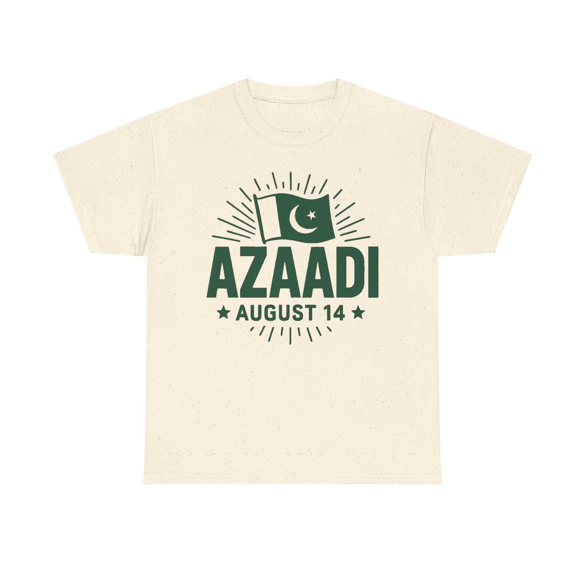 Azaadi August 14 T-Shirt | Pakistan Flag Independence Day