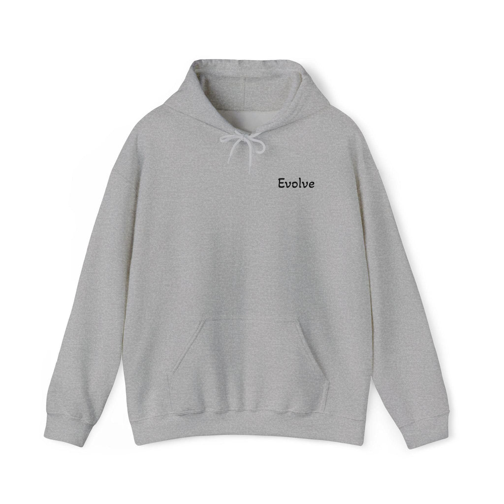 Evolve Hoodie | Minimal Script Chest Logo