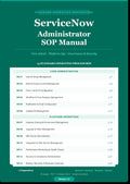 ServiceNow Administrator SOP Manual — 13 Ready-to-Use SOPs for Core Admin & Platform Ops