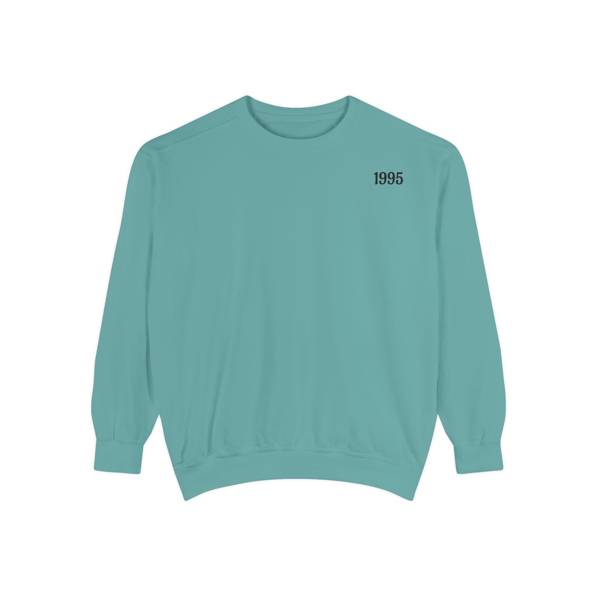 1995 Birthday Sweatshirt, 30th Birthday Gift, Vintage 1995 Made in 95 Retro Crewneck, Turning 30 Milestone Pullover