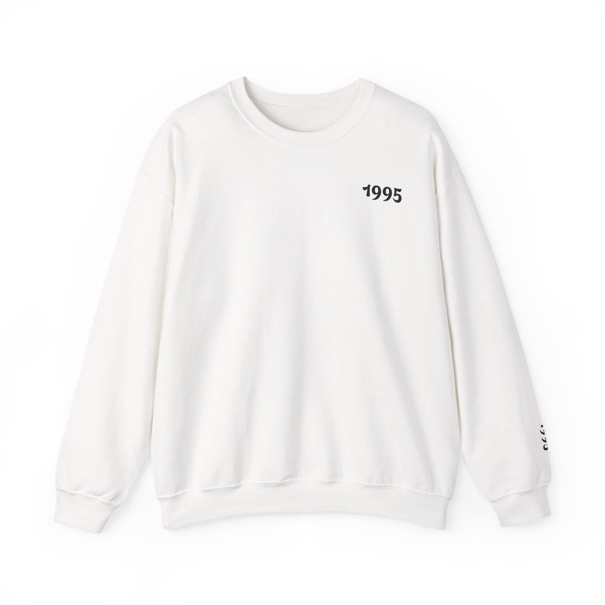 1995 Birthday Crewneck, 30th Birthday Gift, Vintage 1995 Made in 95 Retro Pullover, Turning 30 Milestone Sweater