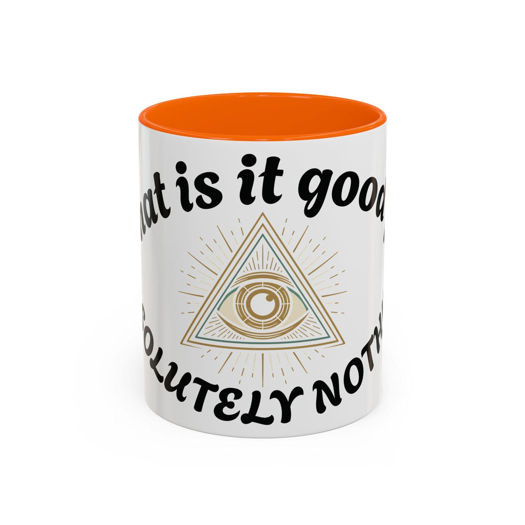 Illuminati eye - Absolutely Nothing Eye Pyramid Mug | Accent Coffee Mug 11oz 15oz