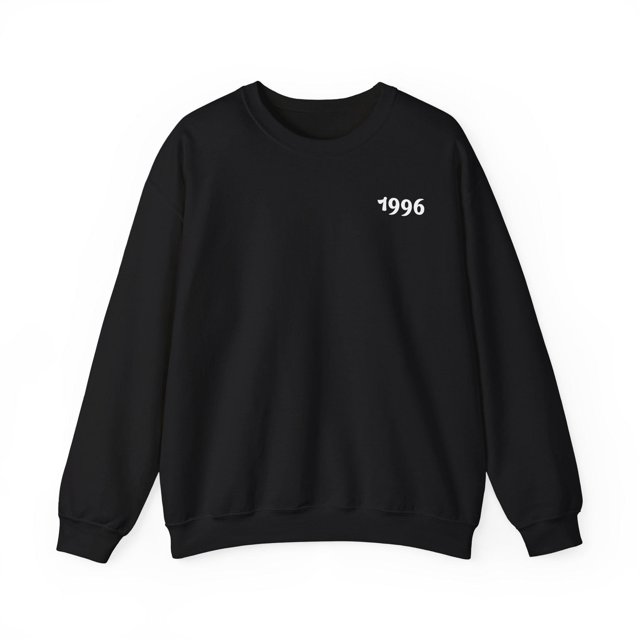 1996 Birthday Sweatshirt, 29th Birthday Gift, Vintage 1996 Made in 96 Retro Crewneck, Turning 29 Party Pullover