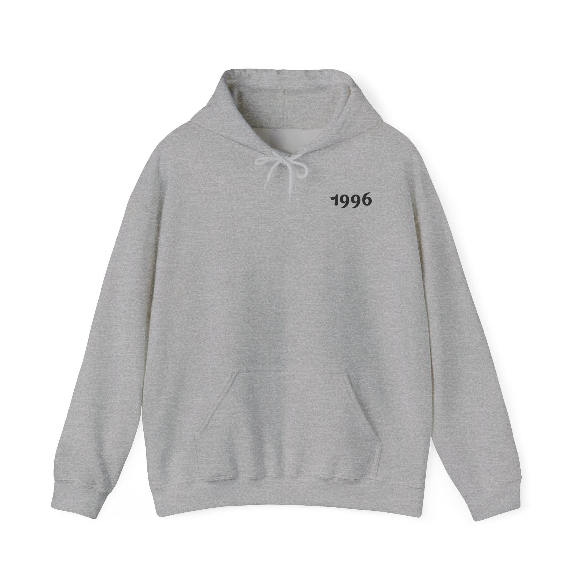 1996 Birthday Hoodie, 29th Birthday Gift, Vintage 1996 Made in 96 Retro Tee, Turning 29 Party Hoodie for Women Men