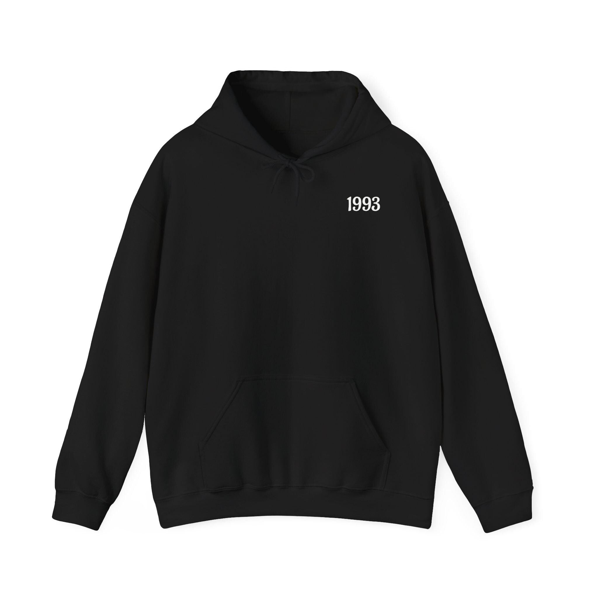 1993 Birthday Hoodie, 32nd Birthday Gift for Him Her, Vintage 1993 Made in 93 Retro Sweatshirt, Turning 32 Party Shirt