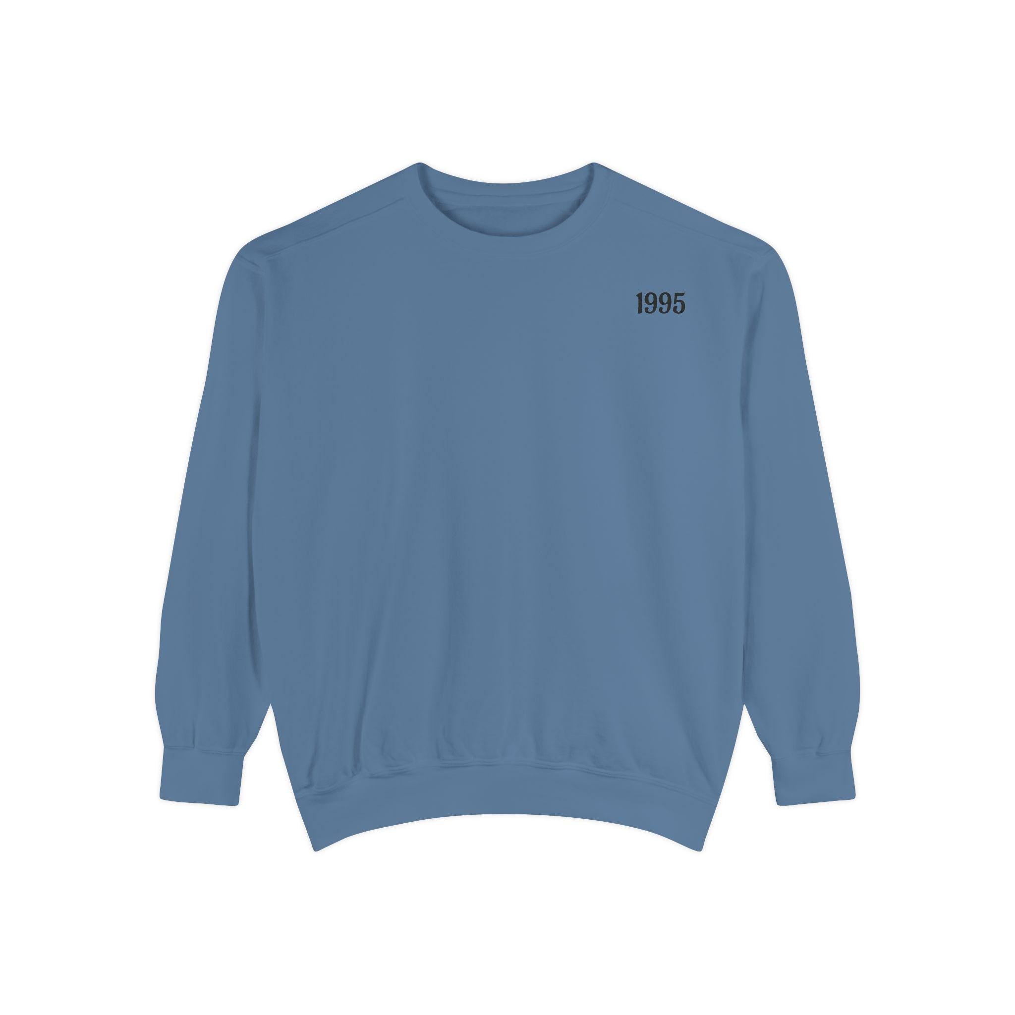 1995 Birthday Sweatshirt, 30th Birthday Gift, Vintage 1995 Made in 95 Retro Crewneck, Turning 30 Milestone Pullover