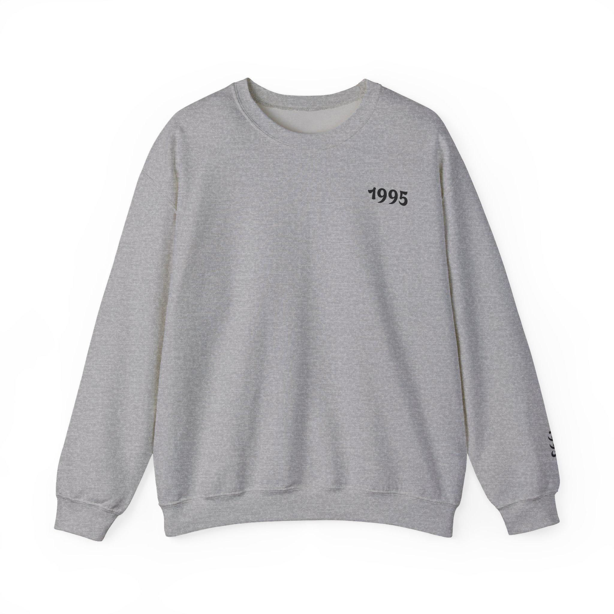 1995 Birthday Crewneck, 30th Birthday Gift, Vintage 1995 Made in 95 Retro Pullover, Turning 30 Milestone Sweater