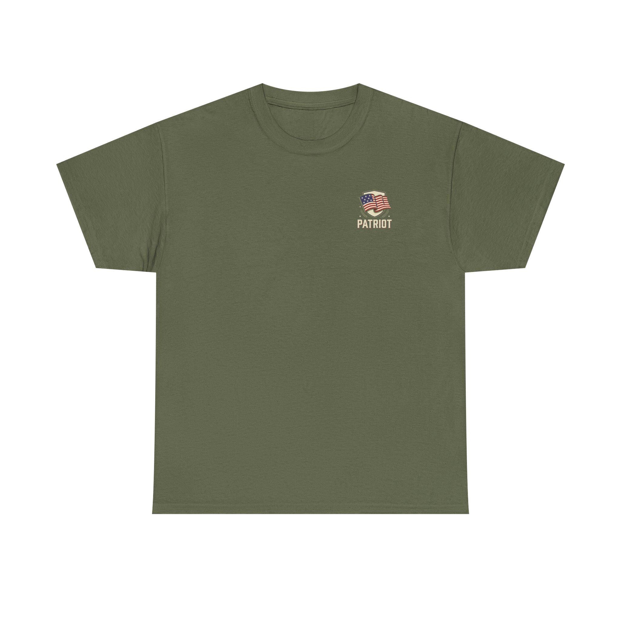July 4th Patriot-Star Spangled Banner T-Shirt | American Flag Sunset, Land of the Free
