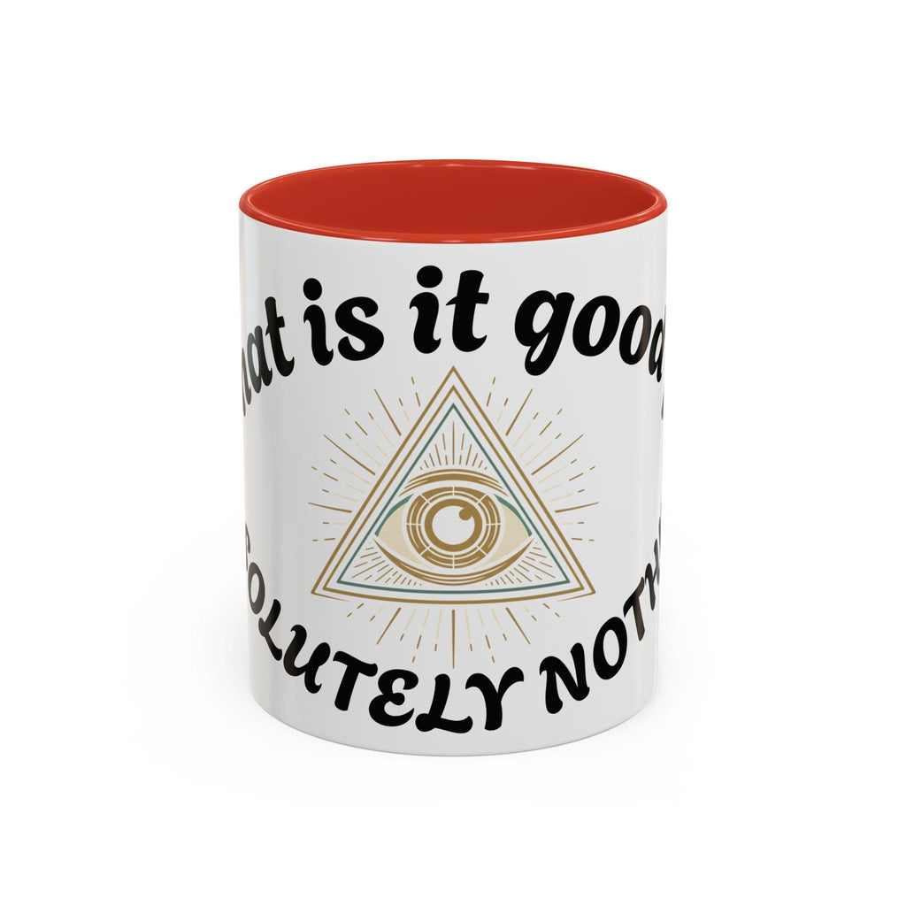 Illuminati eye - Absolutely Nothing Eye Pyramid Mug | Accent Coffee Mug 11oz 15oz