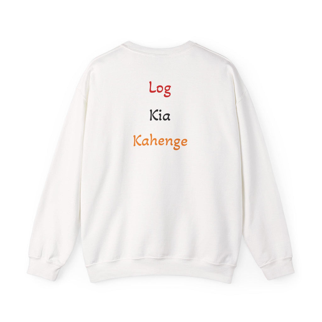 Log Kia Kahenge sweatshirt | Hindi phrase crewneck, back text design