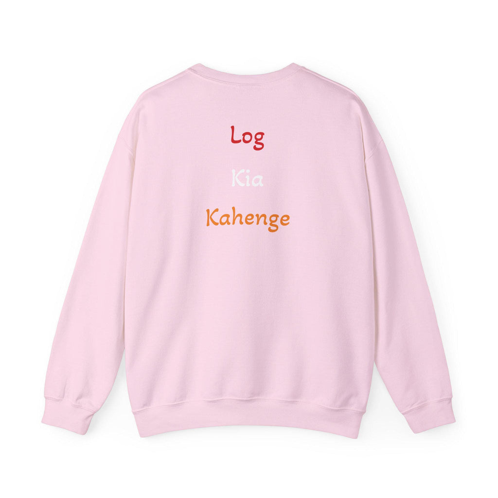 Log Kia Kahenge sweatshirt | Hindi phrase crewneck, back text design