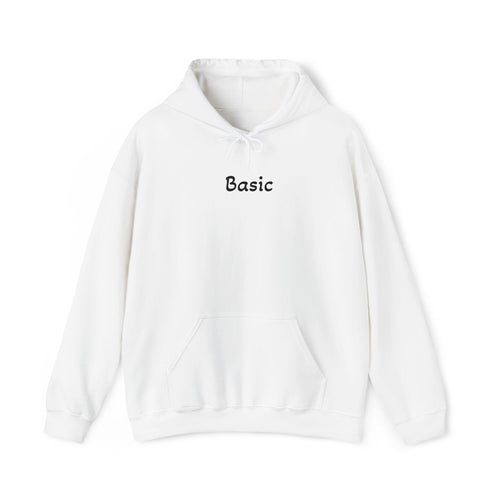 Basic script hoodie | Minimal text sweatshirt