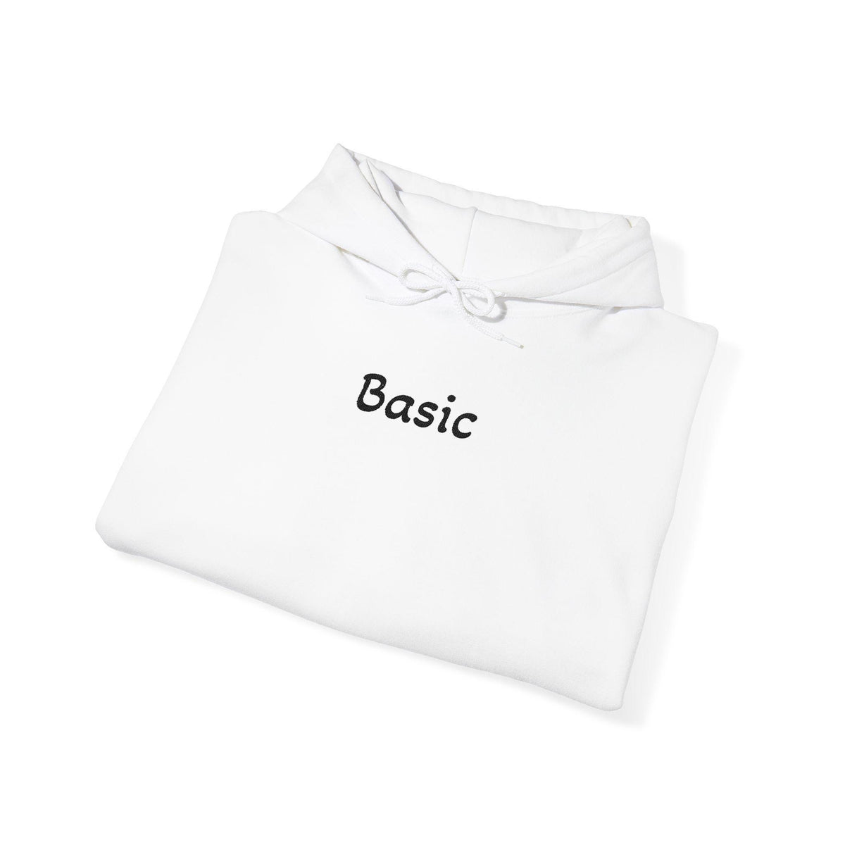 Basic script hoodie | Minimal text sweatshirt