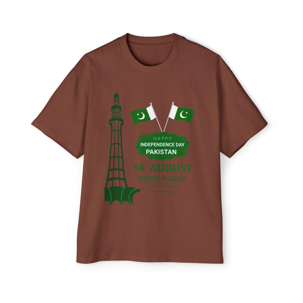 Pakistan Independence Day 14 August Tee | Minar-e-Pakistan Flag Design
