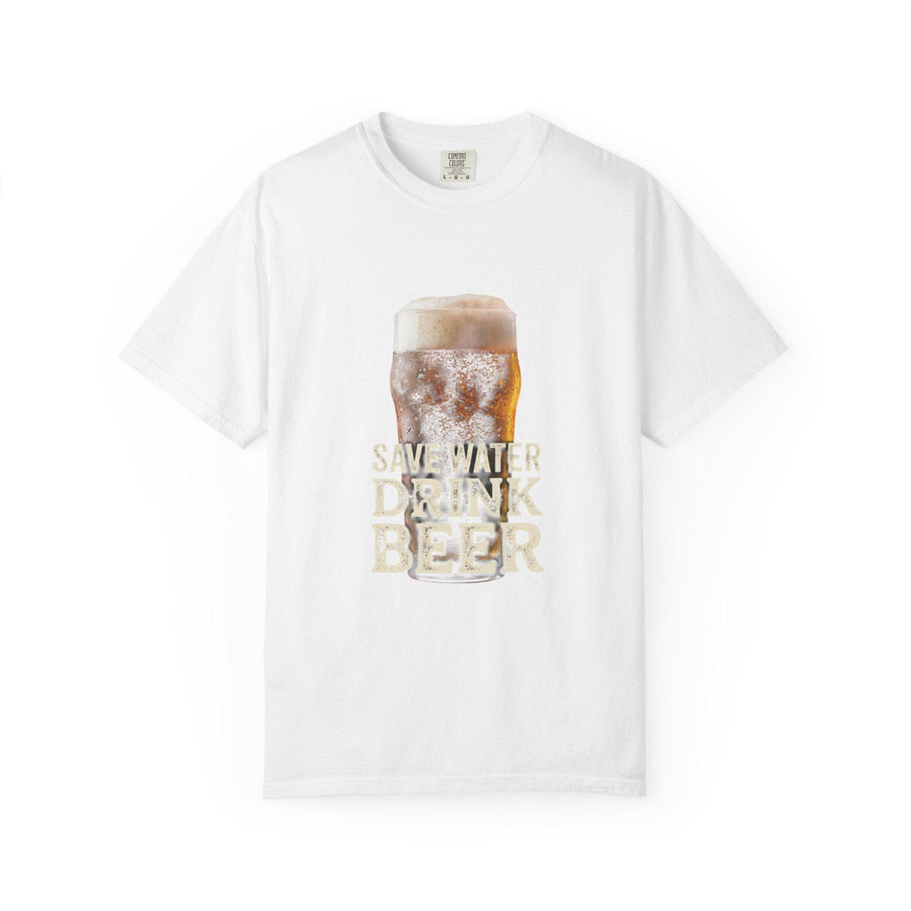 Save Water Drink Beer T-shirt | Beer Glass Illustration