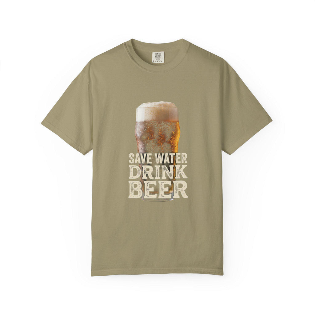 Save Water Drink Beer T-shirt | Beer Glass Illustration