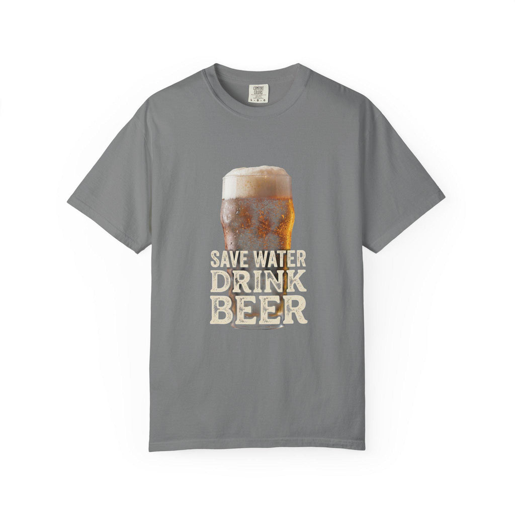 Save Water Drink Beer T-shirt | Beer Glass Illustration