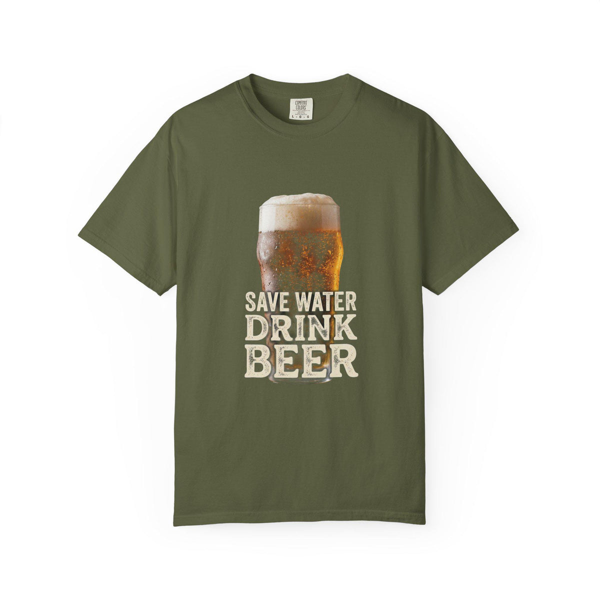 Save Water Drink Beer T-shirt | Beer Glass Illustration