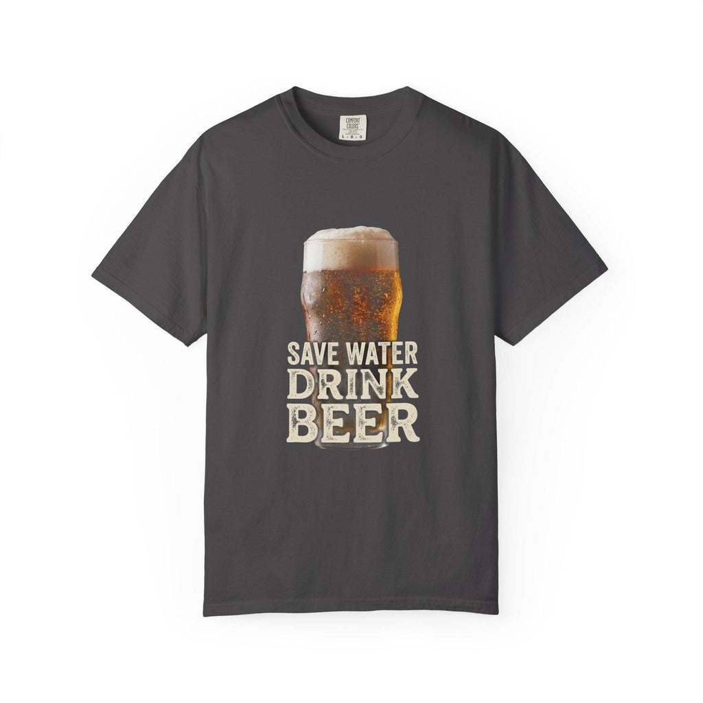 Save Water Drink Beer T-shirt | Beer Glass Illustration