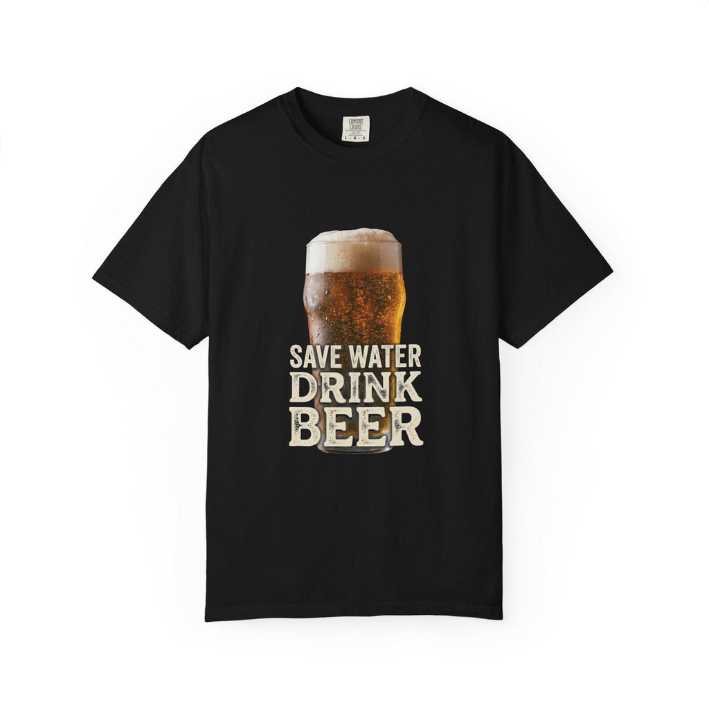 Save Water Drink Beer T-shirt | Beer Glass Illustration