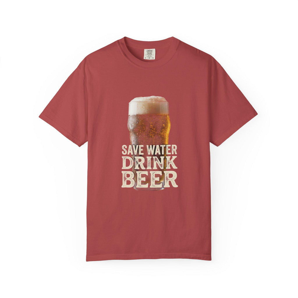 Save Water Drink Beer T-shirt | Beer Glass Illustration
