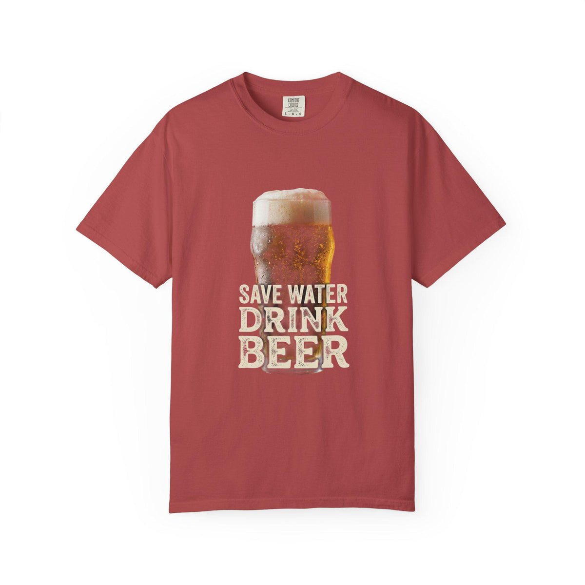 Save Water Drink Beer T-shirt | Beer Glass Illustration